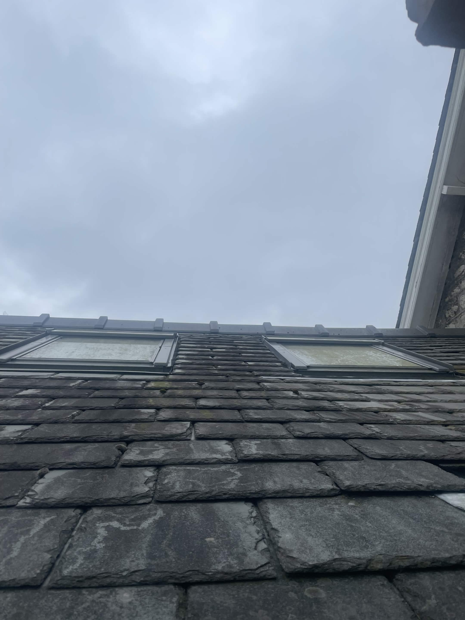 Window cleaning, before cleaning
